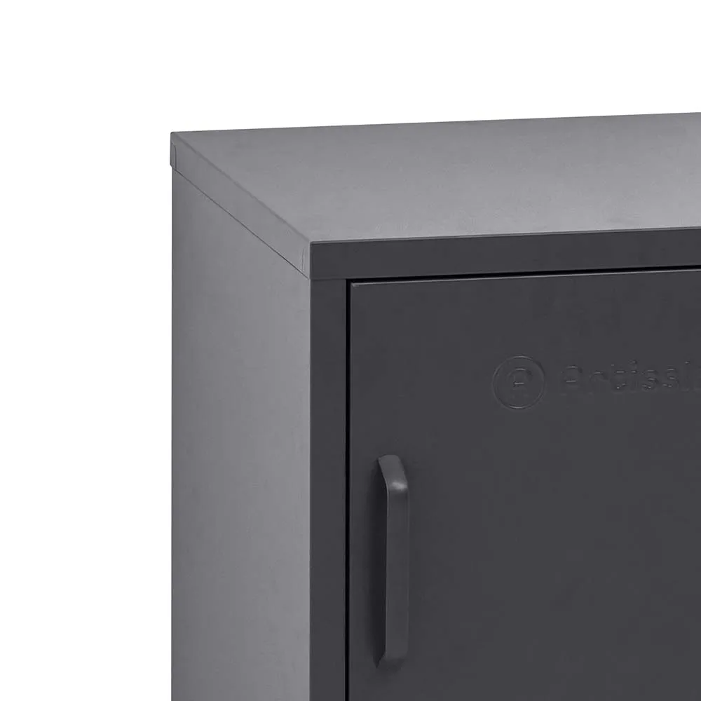Adjustable Metal Bedside Table with Storage - ArtissIn