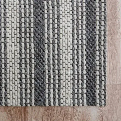 Bergen 03439DIY Dark Grey/Ivory Rug