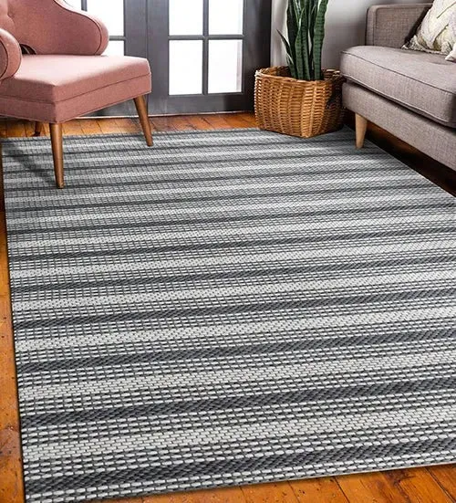 Bergen 03439DIY Dark Grey/Ivory Rug