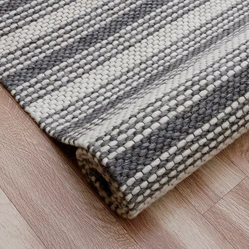 Bergen 03439DIY Dark Grey/Ivory Rug