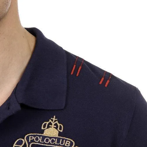 Blue M Ufford & Suffolk Polo Club Mens Polo Short Sleeves US008 NAVY BLUE