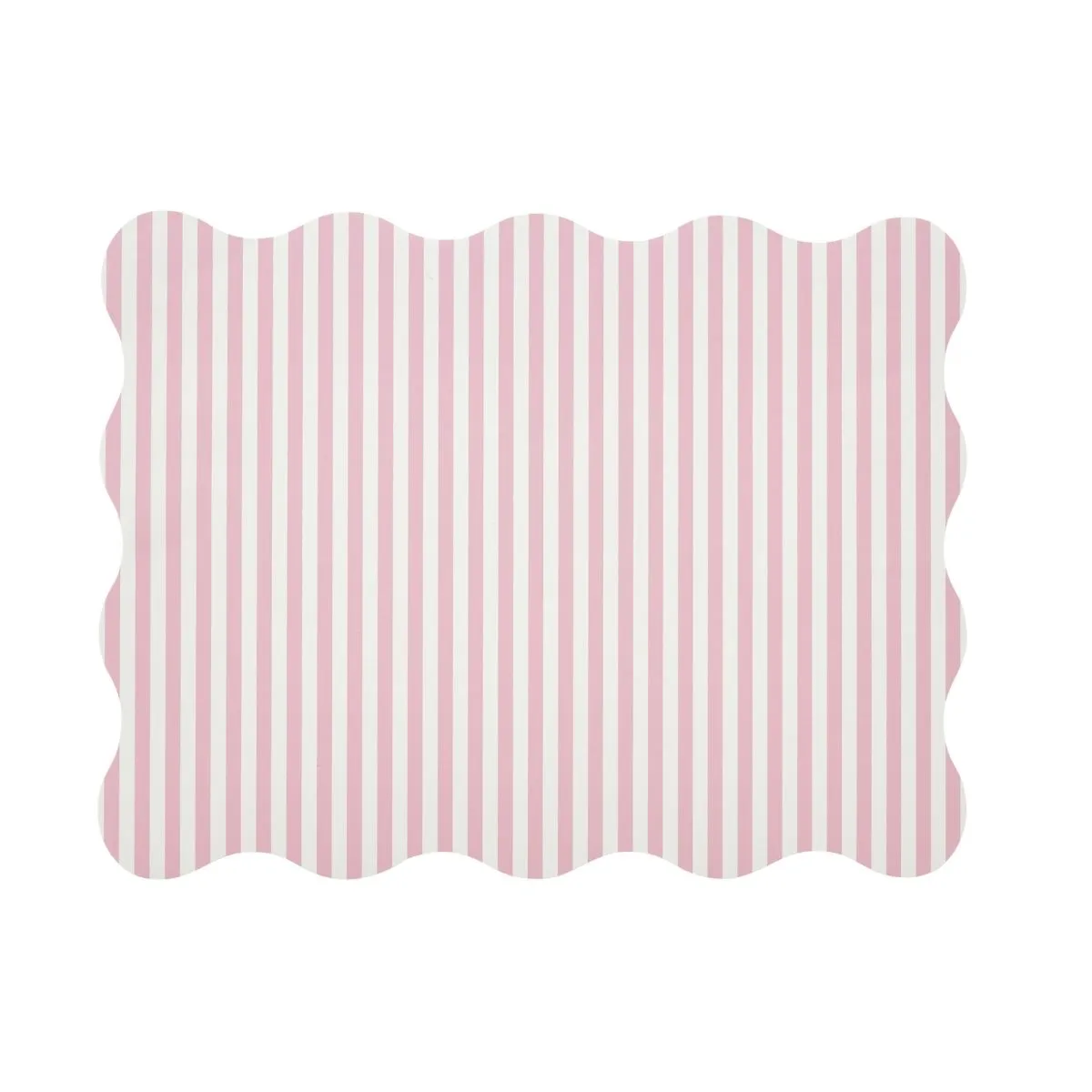 Blush Stripe Posh Die-Cut Placemats