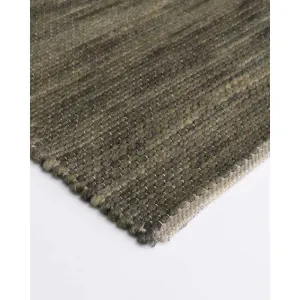 Boardwalk Floor Rug - Khaki  (Wool Blend)