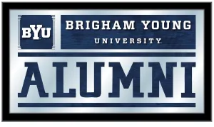 BYU Cougars Holland Bar Stool Co. Alumni Mirror (26" x 15")