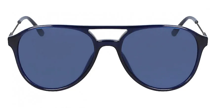 Calvin Klein Men's Pilot Sunglasses Navy Blue CK20702S 410