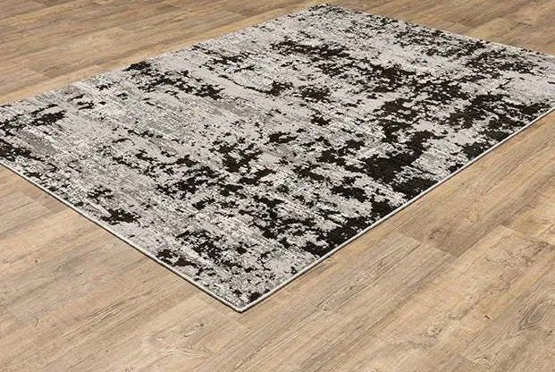 Caravan 4153Q Grey/Black Rug