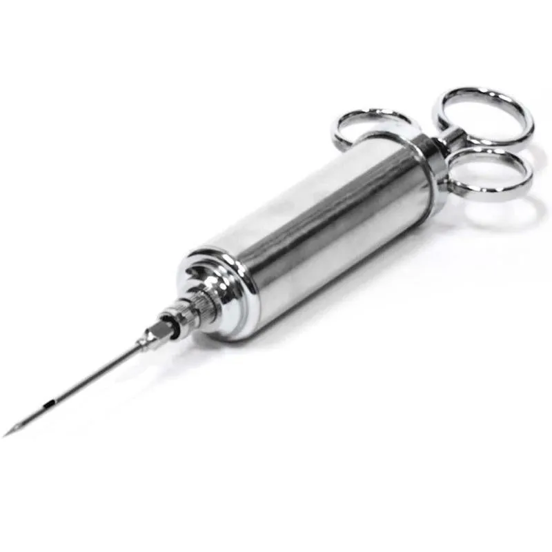 Charcoal Companion Stainless Steel Marinade Injector