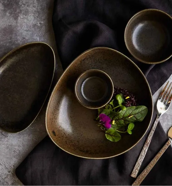 Charcoal- Deep Coupe Bowl 22 cm x H: 5cm