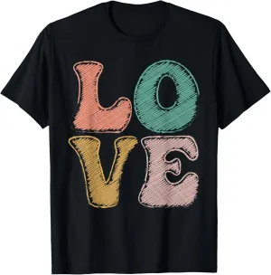 Charcoal Drawing Sketch Artist LOVE T-Shirt