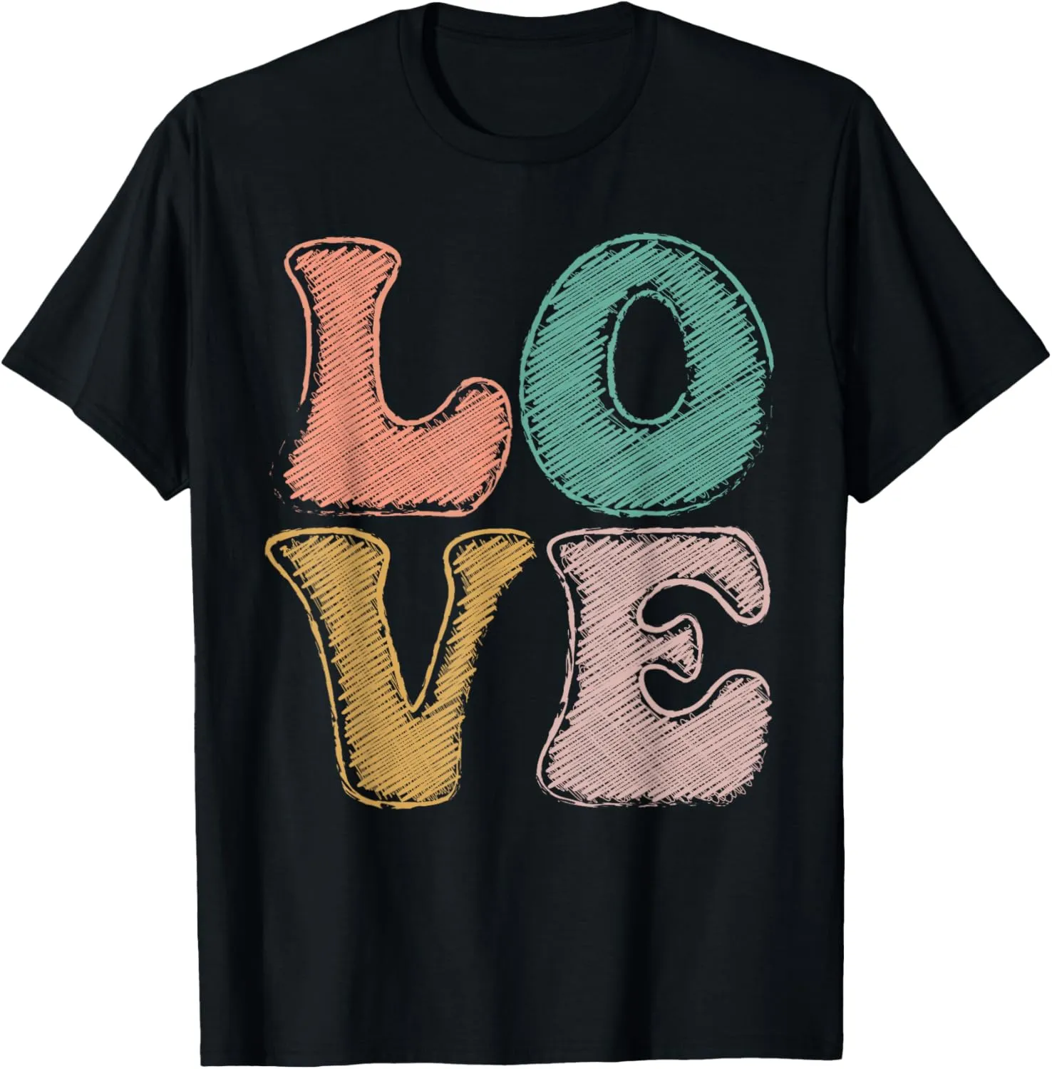 Charcoal Drawing Sketch Artist LOVE T-Shirt