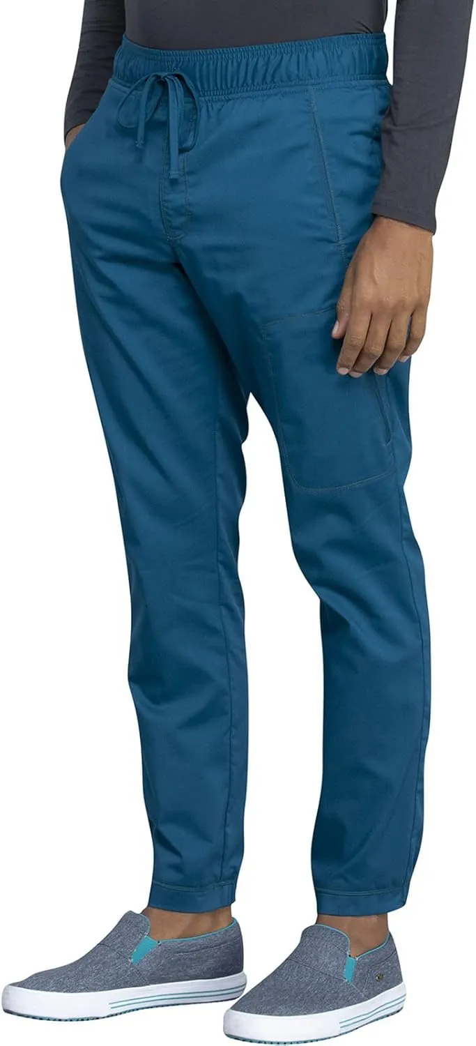 Cherokee Men Scrubs Pant Natural Rise Jogger with Zip Cargo Pocket WW012