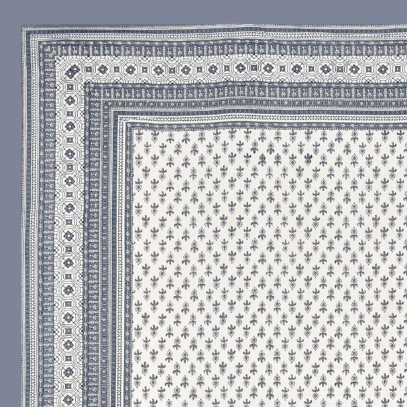 Chitra Printed Bedsheet - Grey