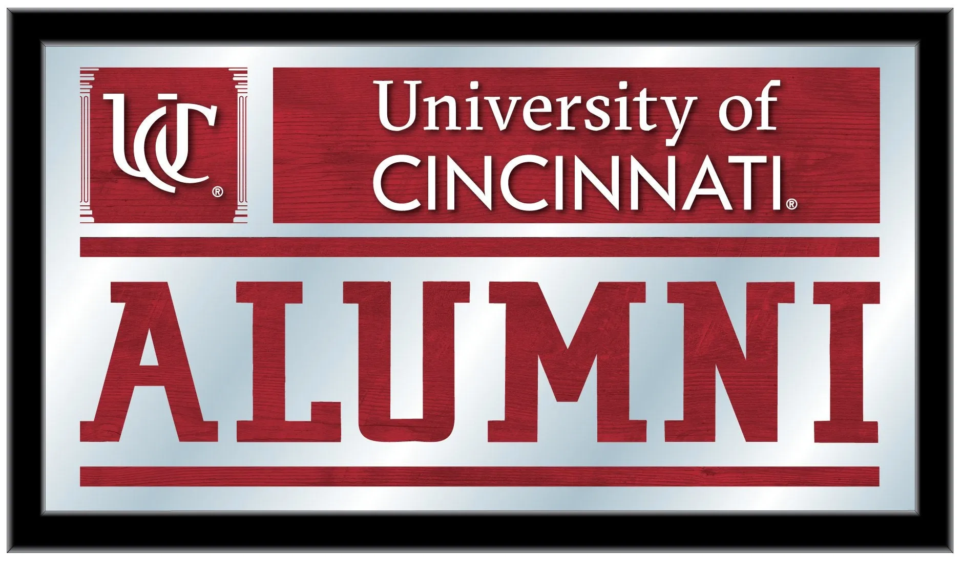 Cincinnati Bearcats Holland Bar Stool Co. Alumni Mirror (26" x 15")