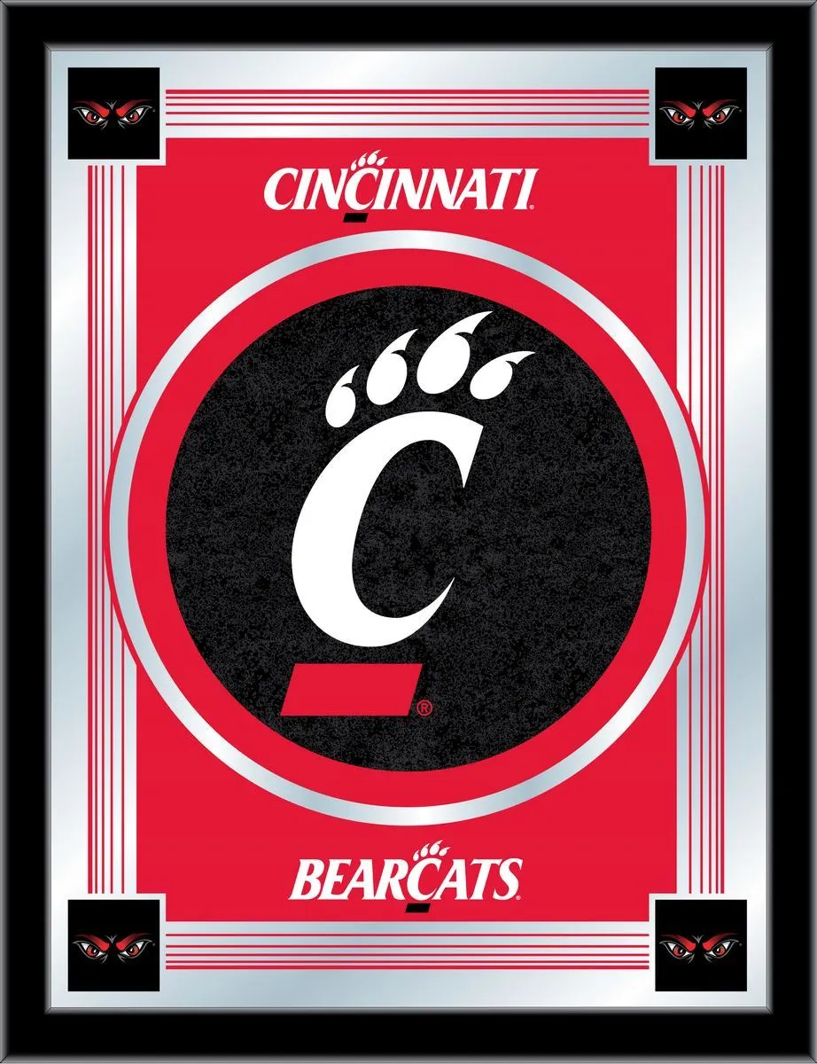 Cincinnati Bearcats Holland Bar Stool Co. Collector Red Logo Mirror (17" x 22")
