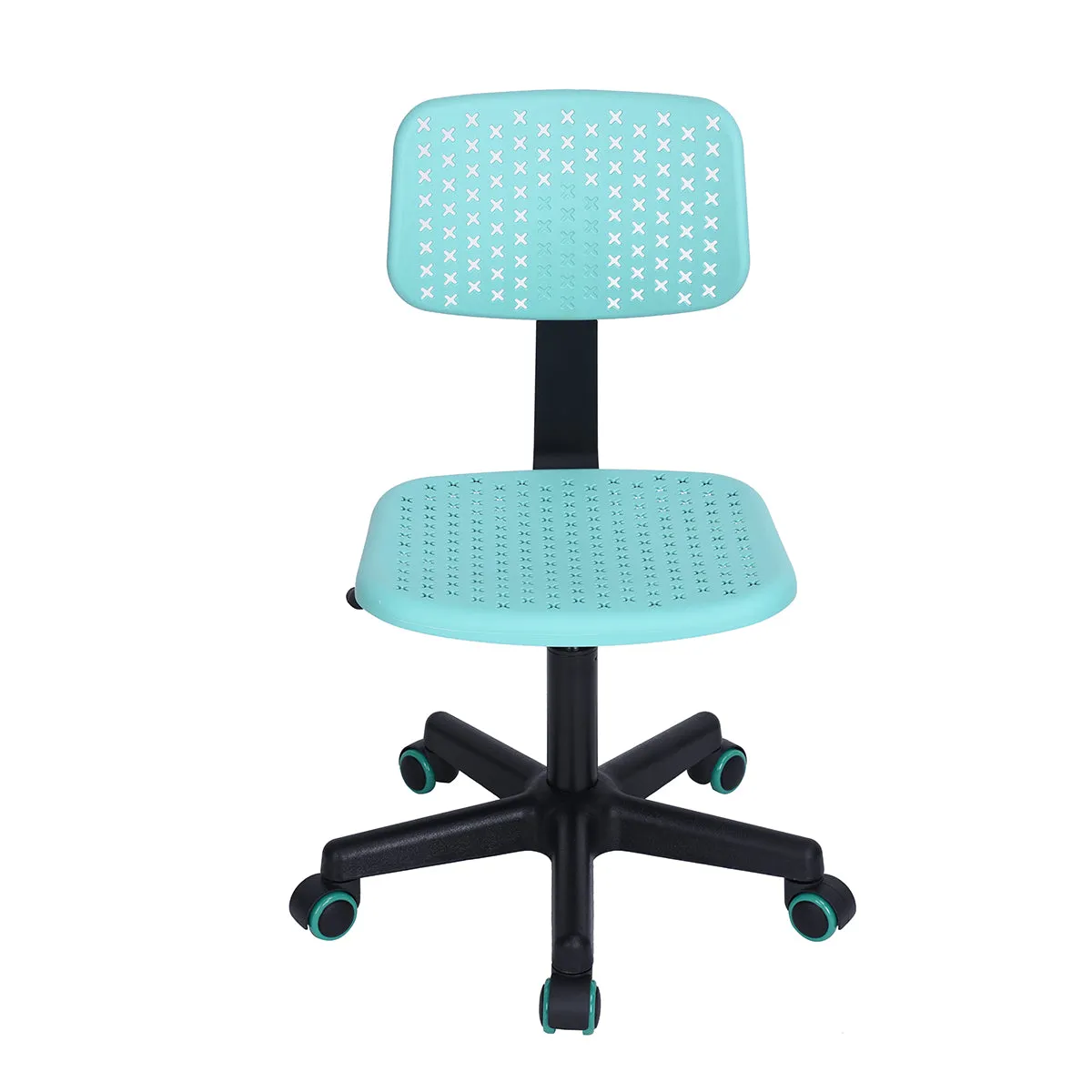 Coloured office chair on castors with adjustable height - IWC