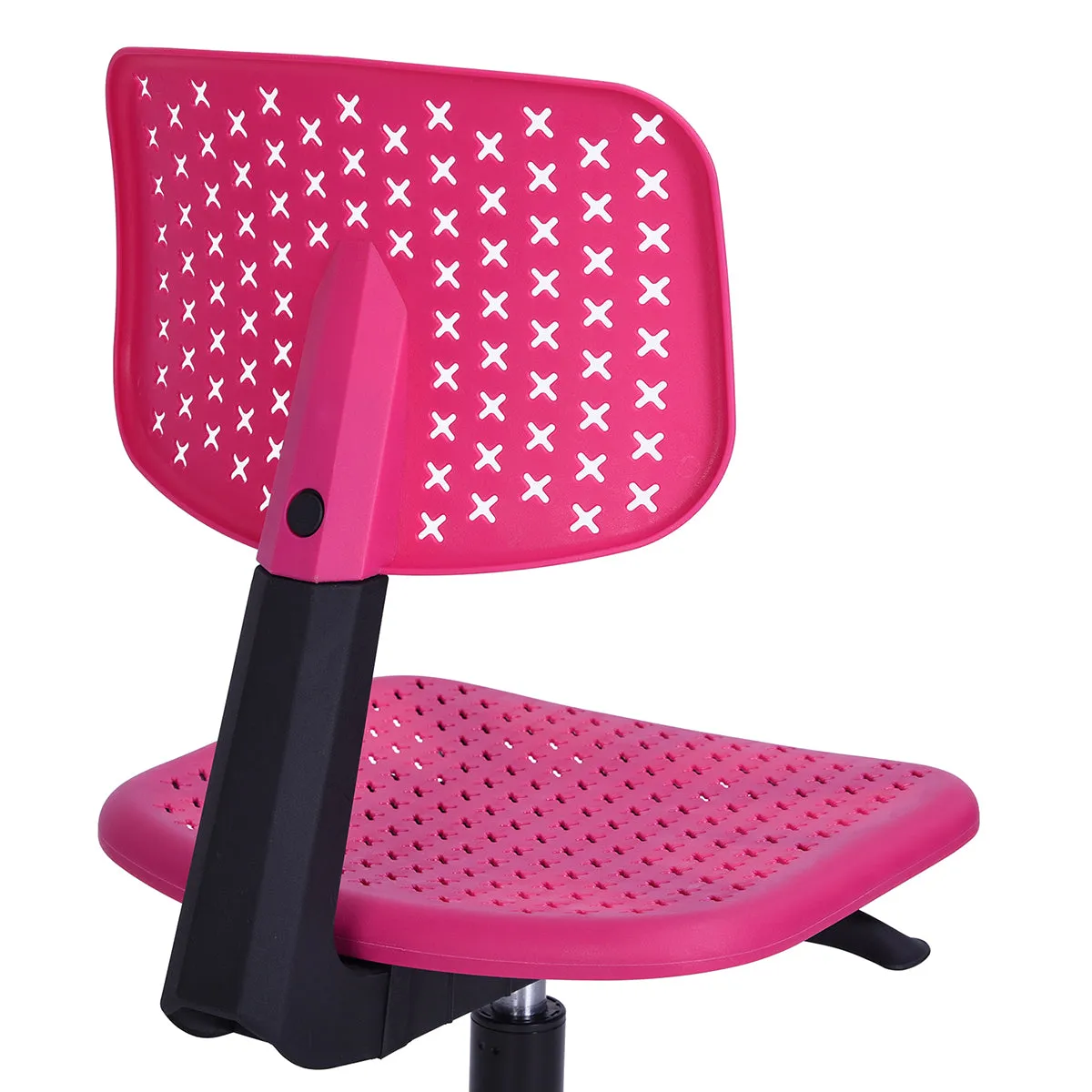 Coloured office chair on castors with adjustable height - IWC