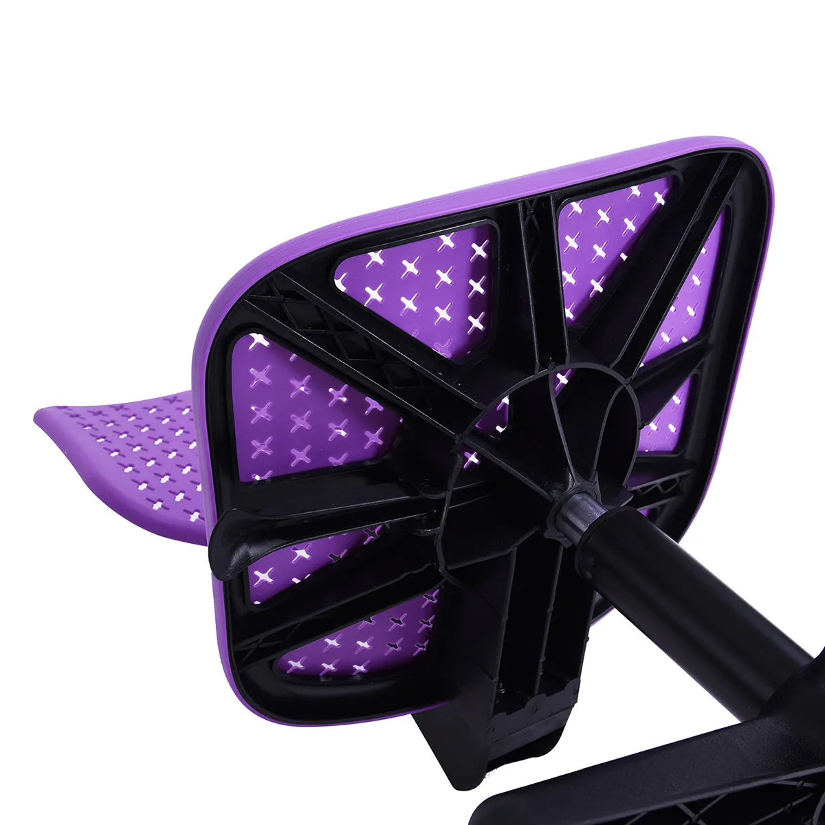 Coloured office chair on castors with adjustable height - IWC