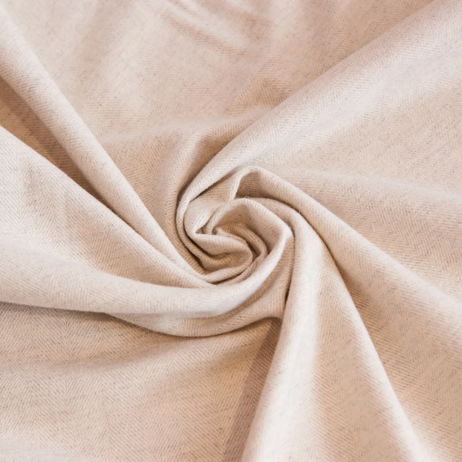 Cotton Wool Blend Brushed Herringbone TS-2024-1