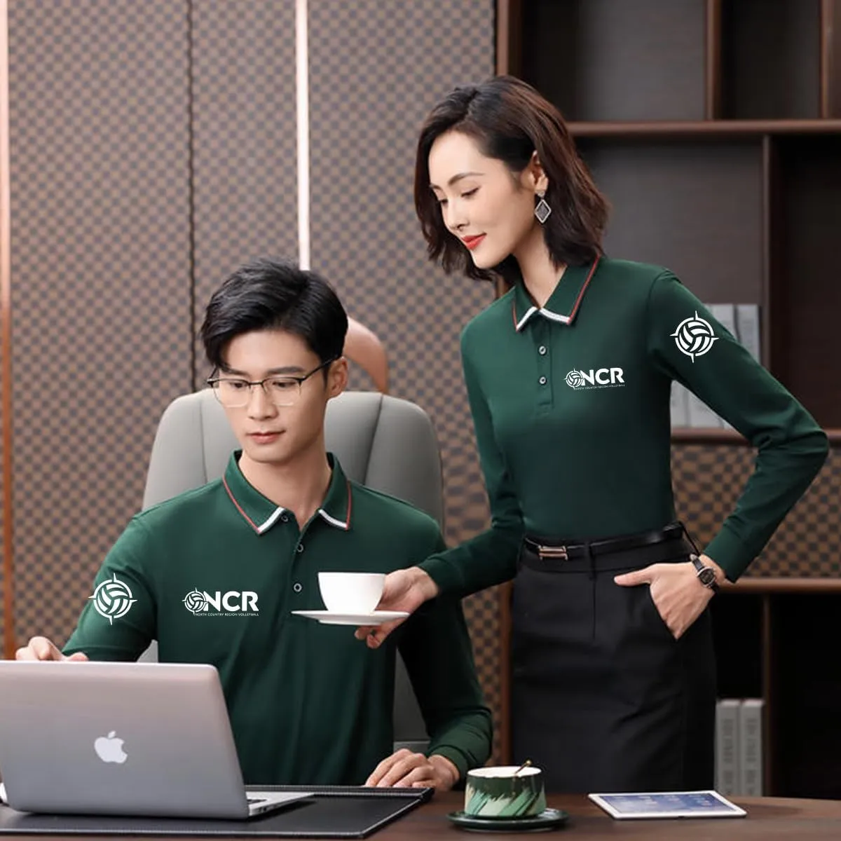 Custom Polo Shirts Design Your Own Long Sleeve Polo Shirt Personalized with Logo/Text/Image(Black, XL)