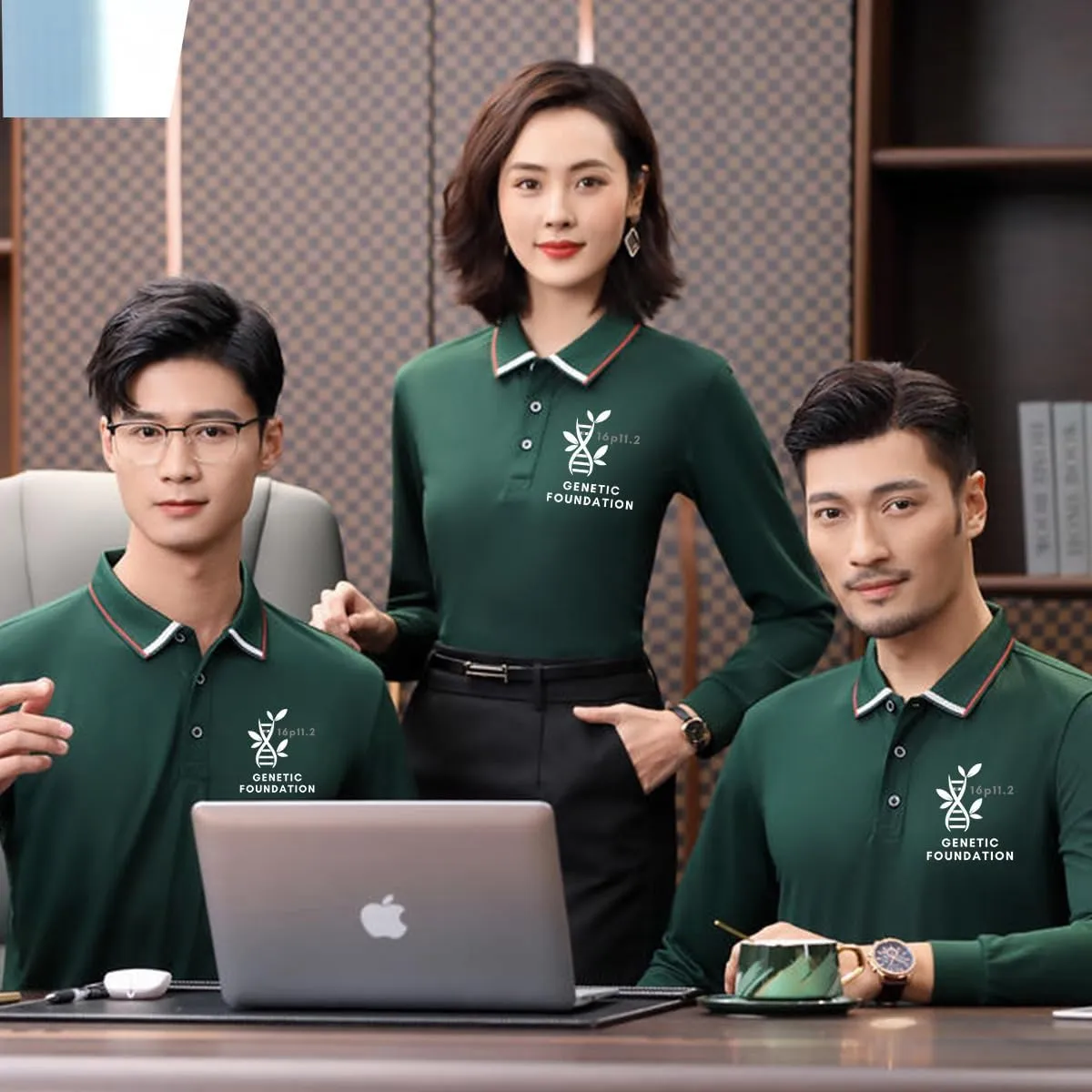 Custom Polo Shirts Design Your Own Long Sleeve Polo Shirt Personalized with Logo/Text/Image(Black, XL)