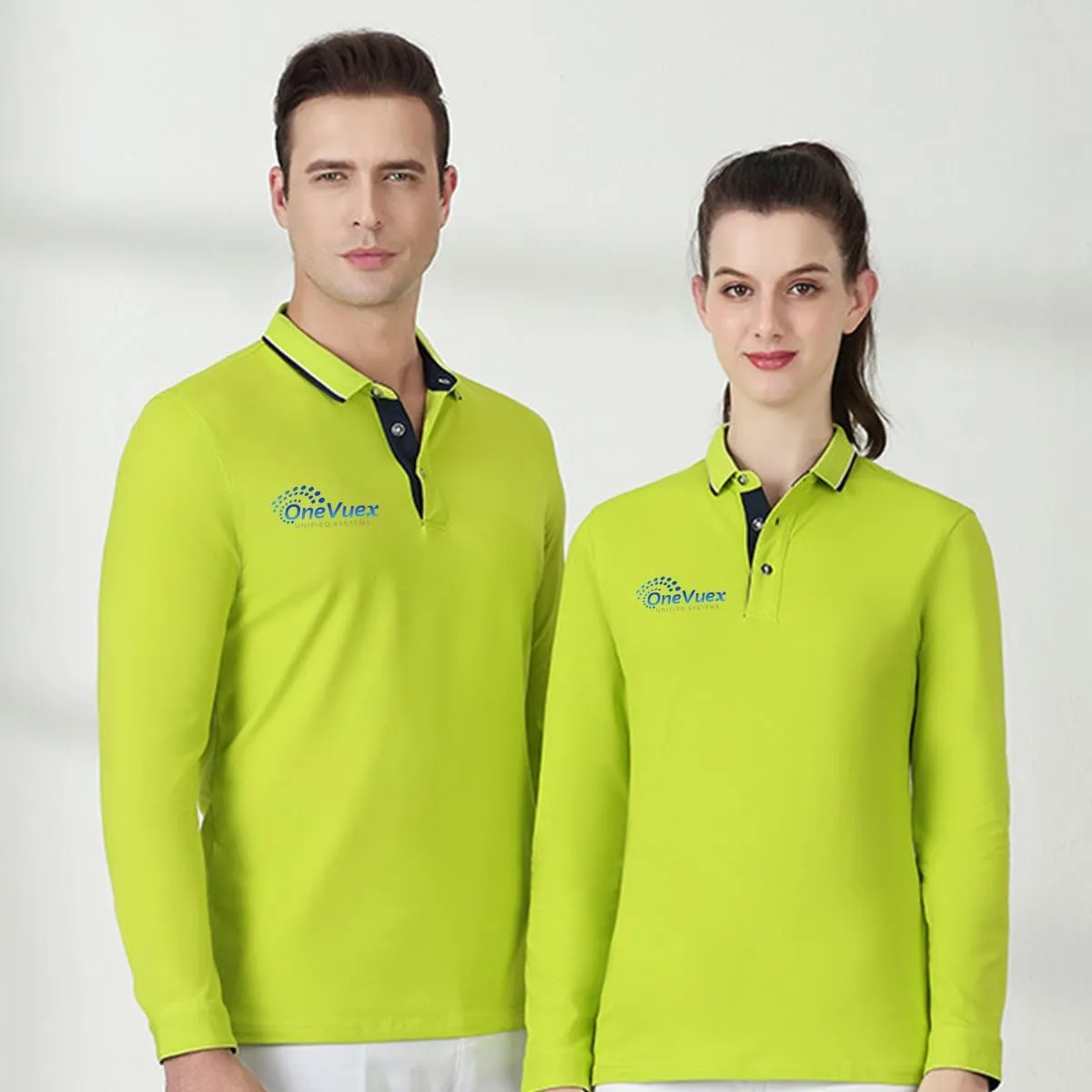 Custom Polo Shirts Design Your Own Personalized Cotton Long Sleeve Polos Customized with Logo/Text/Image(Black, XL)