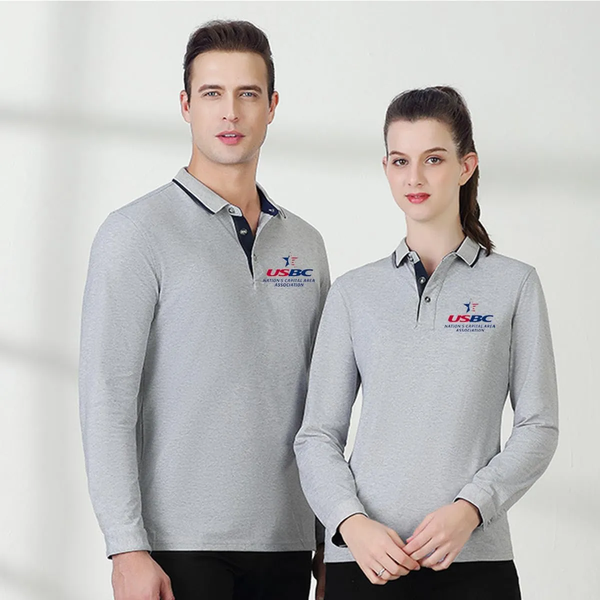 Custom Polo Shirts Design Your Own Personalized Cotton Long Sleeve Polos Customized with Logo/Text/Image(Black, XL)