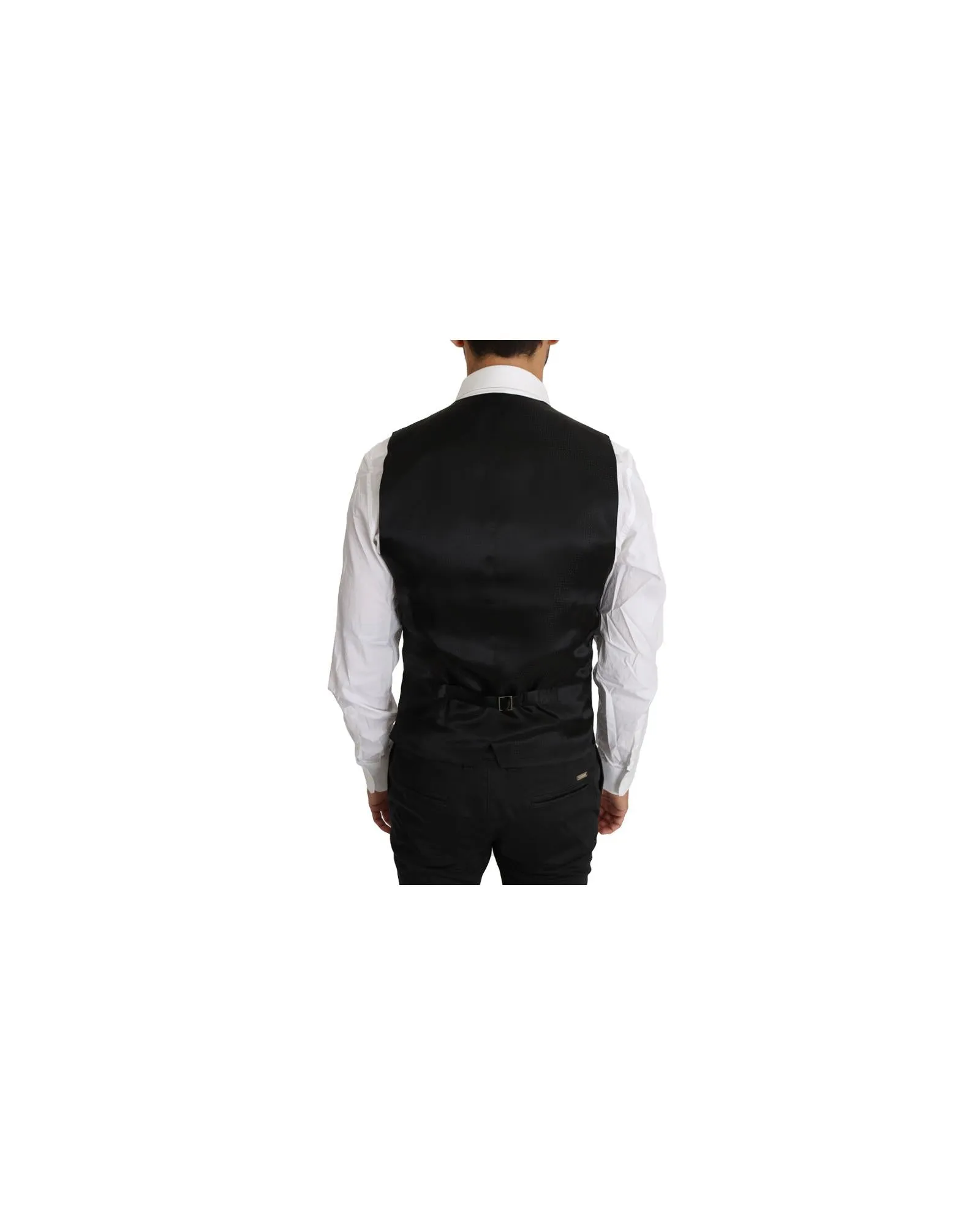 Dolce & Gabbana Men's Classic Fit Black Suit Vest