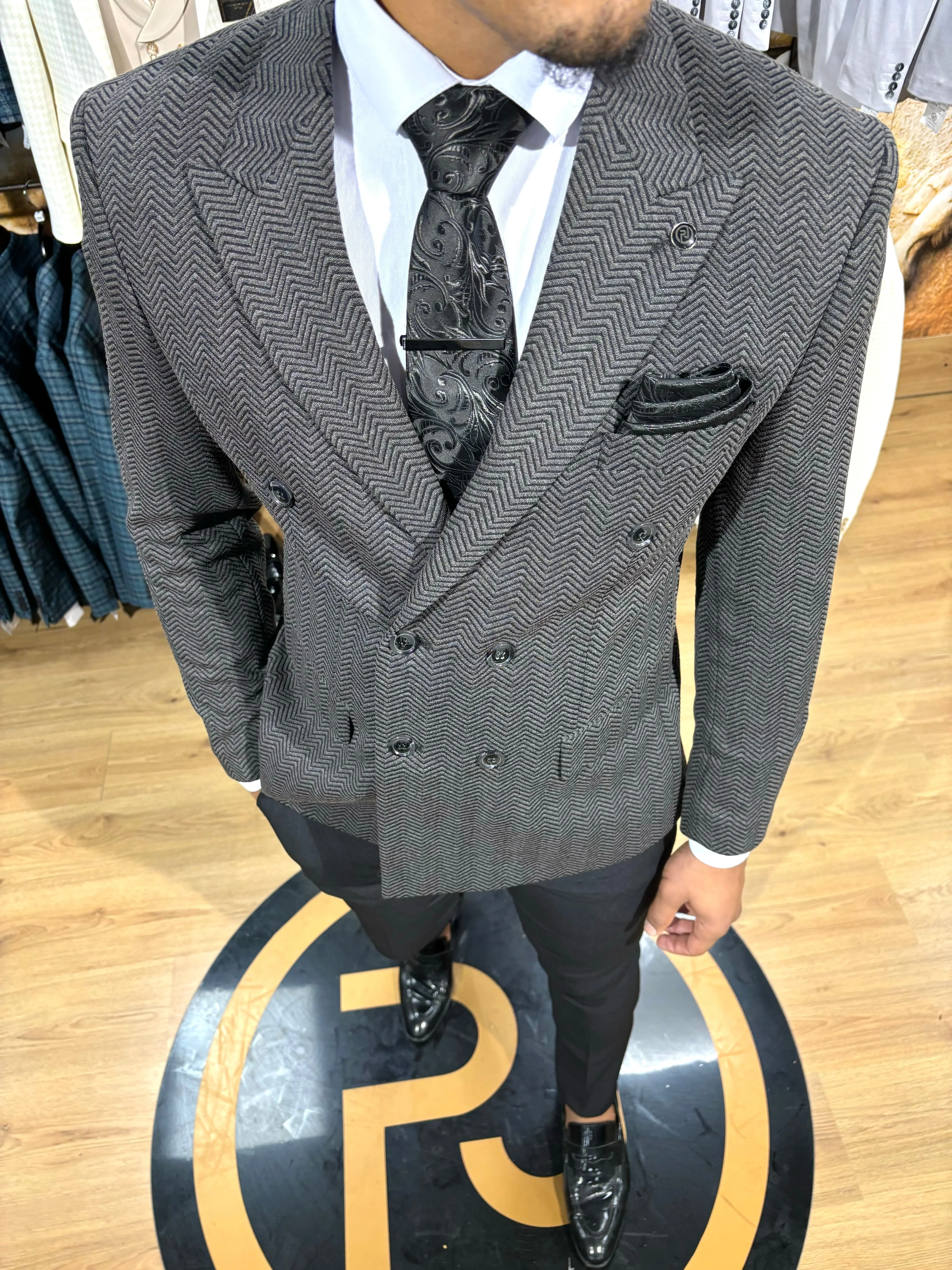 Eclipse - Charcoal 2 Piece Suit