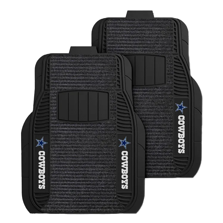 Fanmats Dallas Cowboys 2pc Deluxe Car Mat Set