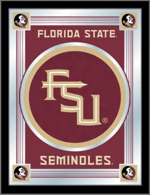 Florida State Seminoles Holland Bar Stool Co. Collector Logo Mirror (17" x 22")
