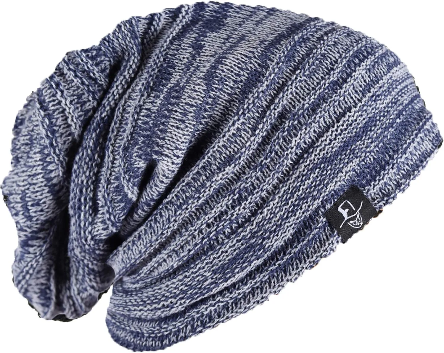 FORBUSITE Mens Slouchy Long Oversized Beanie Knit Cap for Summer Winter B08