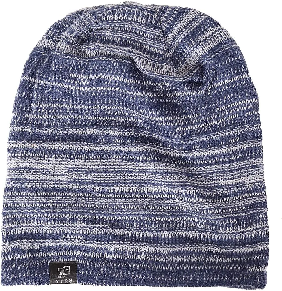 FORBUSITE Mens Slouchy Long Oversized Beanie Knit Cap for Summer Winter B08