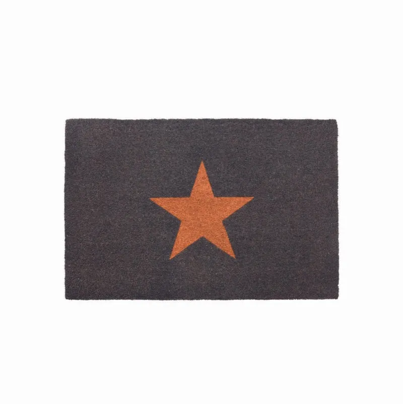 Garden Trading Star Coir Charcoal Doormat