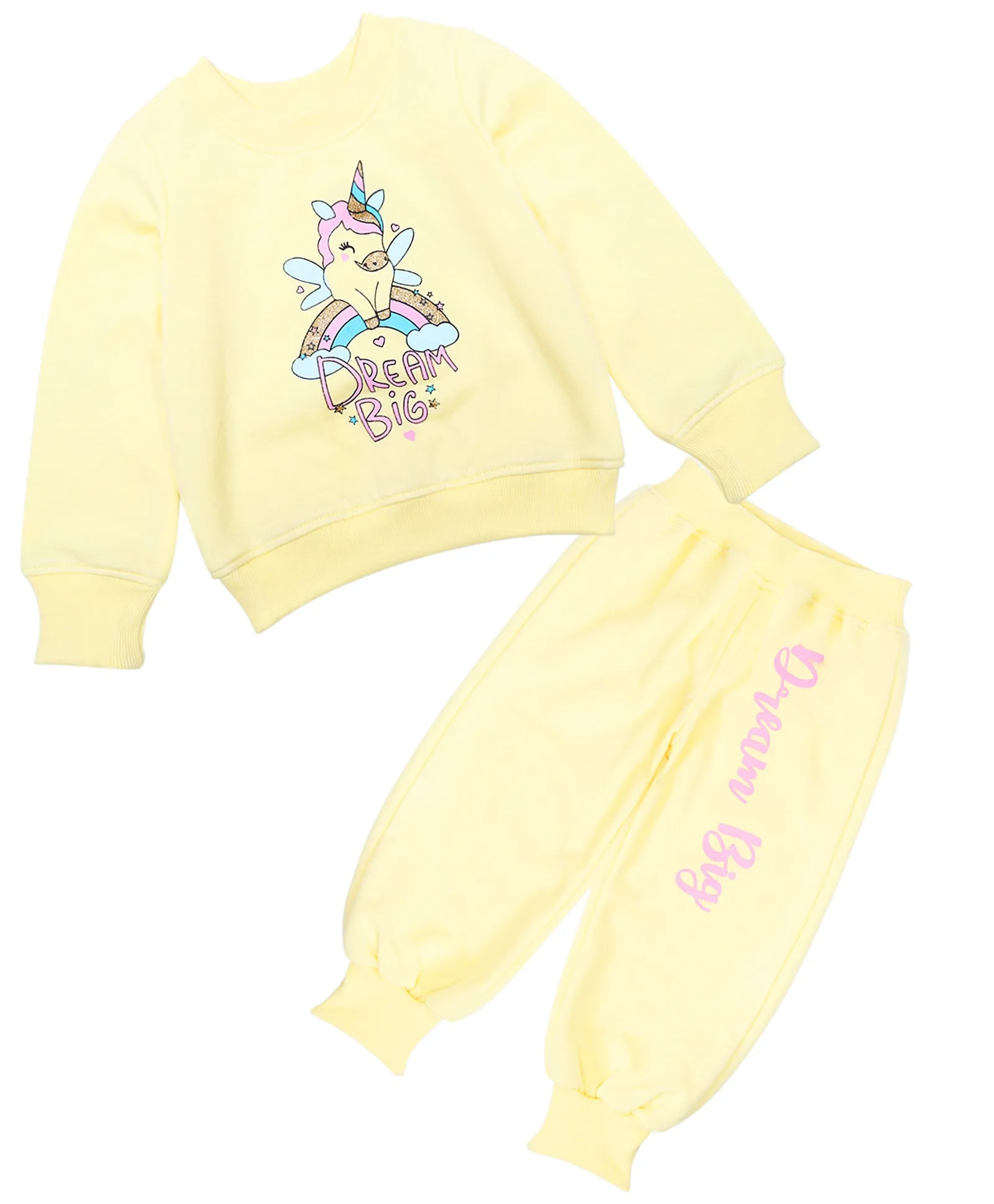 Girls Printed T-Shirt With Pyjamas