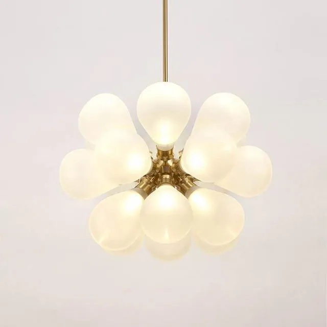 Glass Bubbly Parlor Pendant Lamp