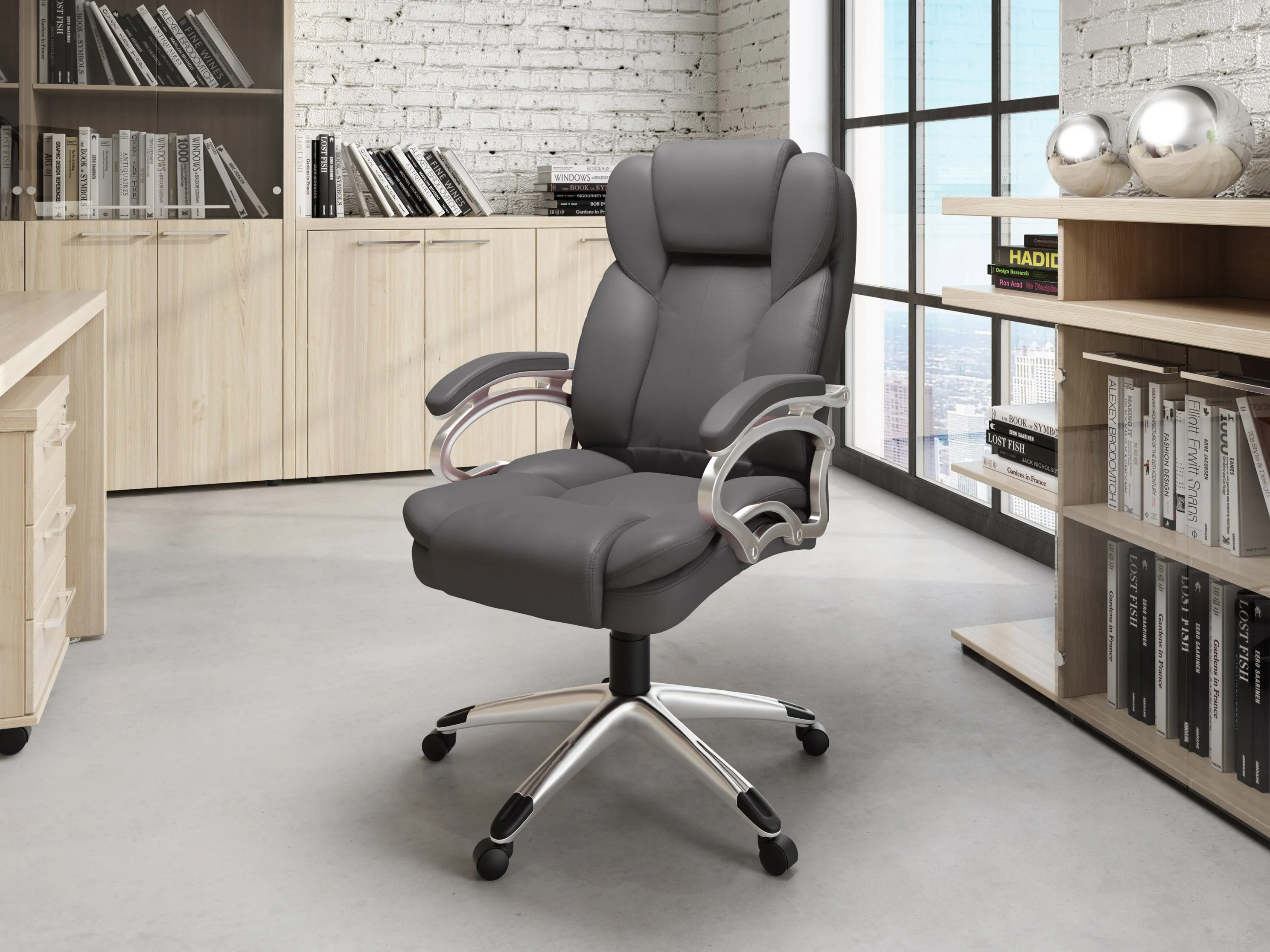 Grey Executive Office Chair