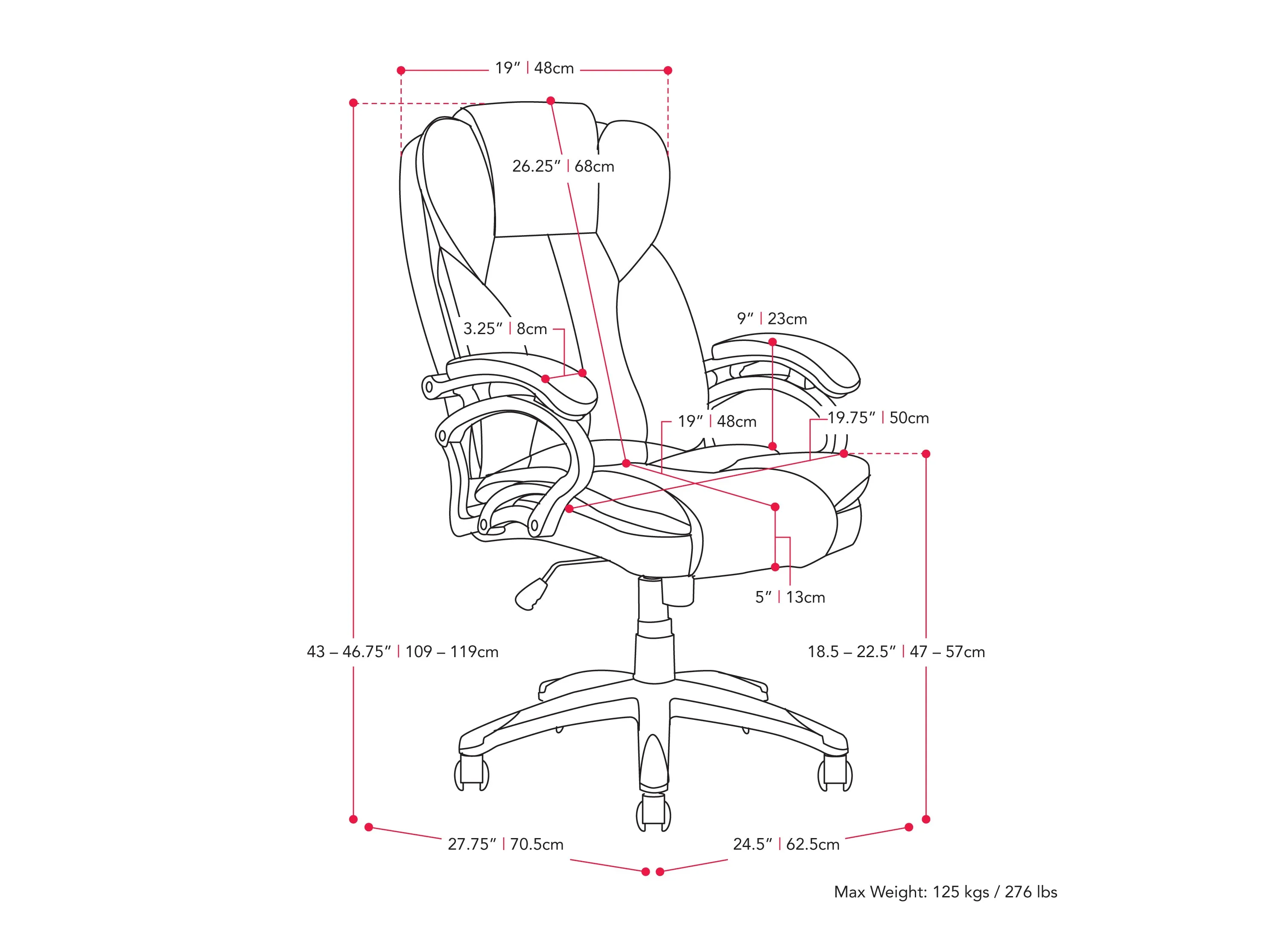 Grey Executive Office Chair