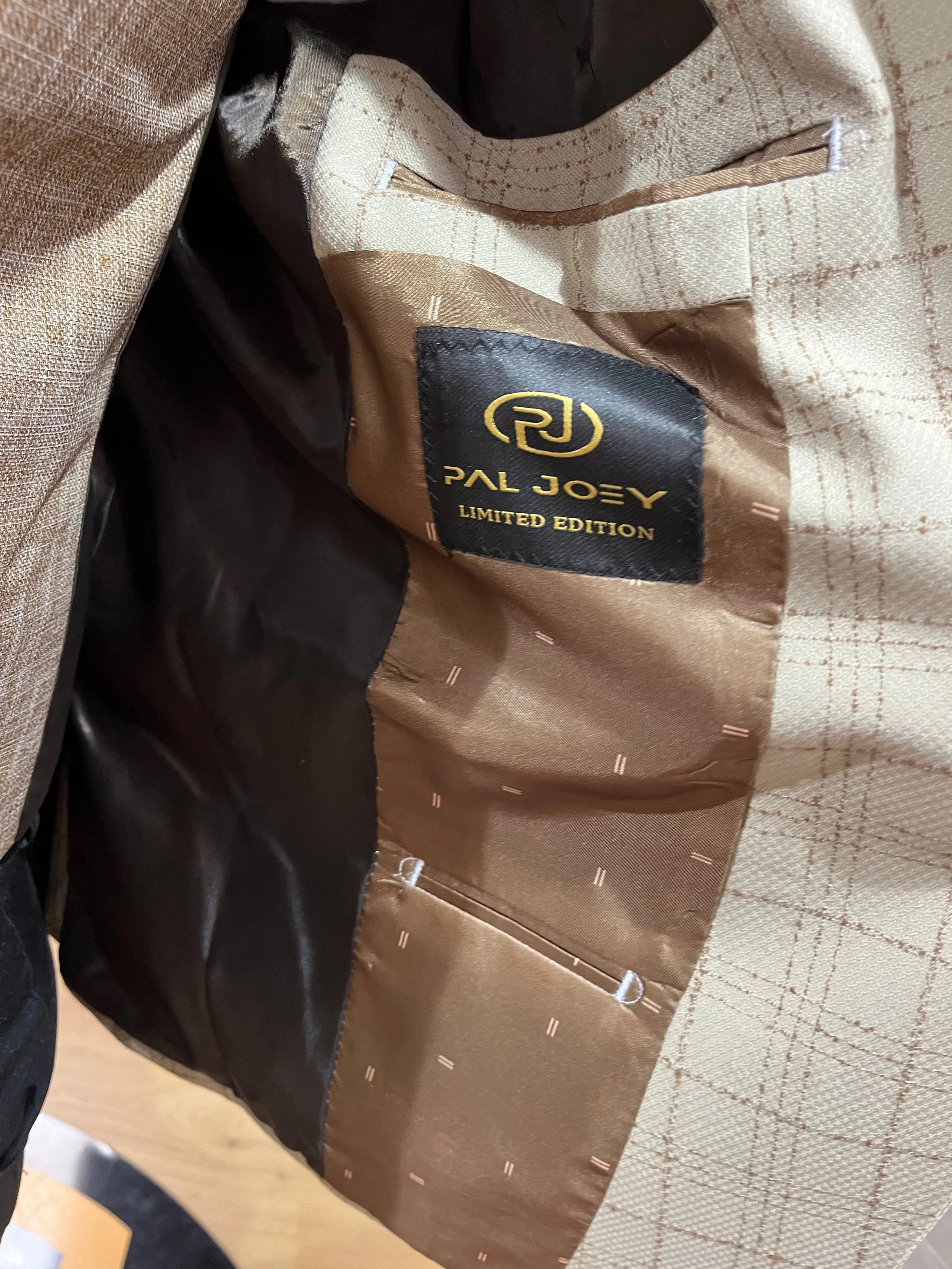 Haaland - Beige/Brown 3 Piece Suit