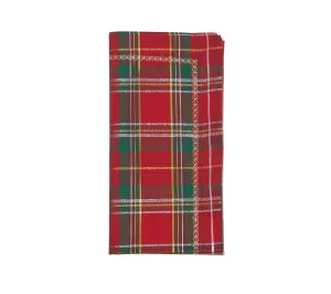 Holiday Threads Napkin in Red Green & Gold Set of 4 by Kim Seybert