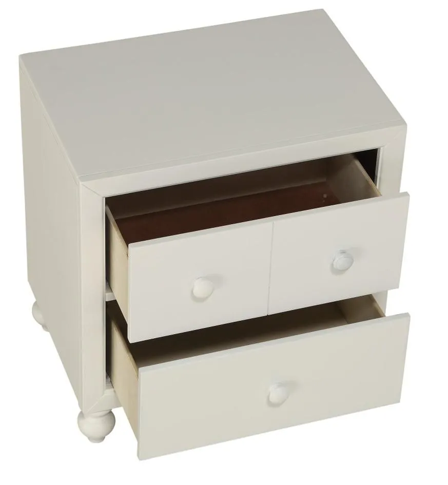 Homelegance Wellsummer 2 Drawer Nightstand in Gray 1803GY-4