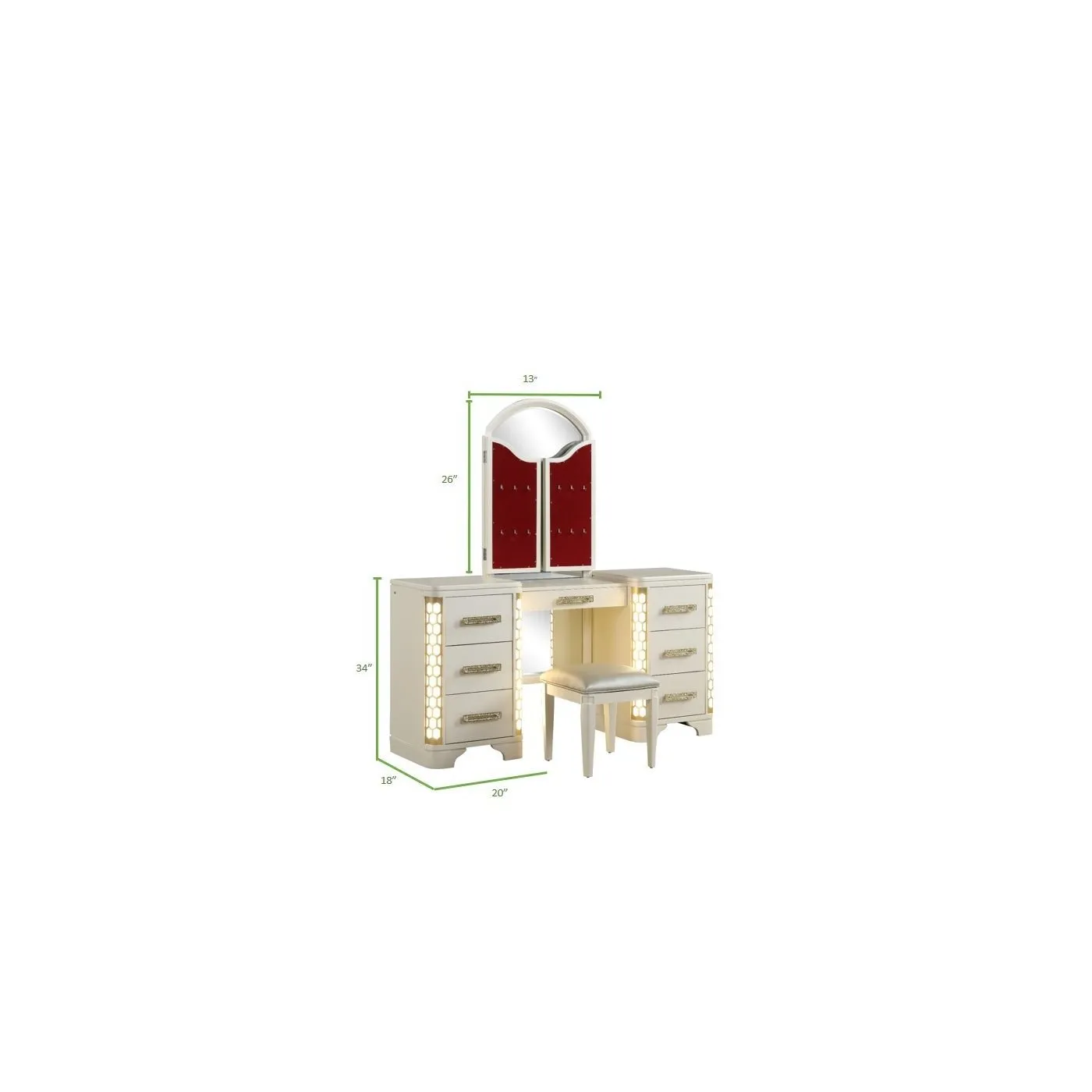 Jasmine Bedroom Collection Vanity