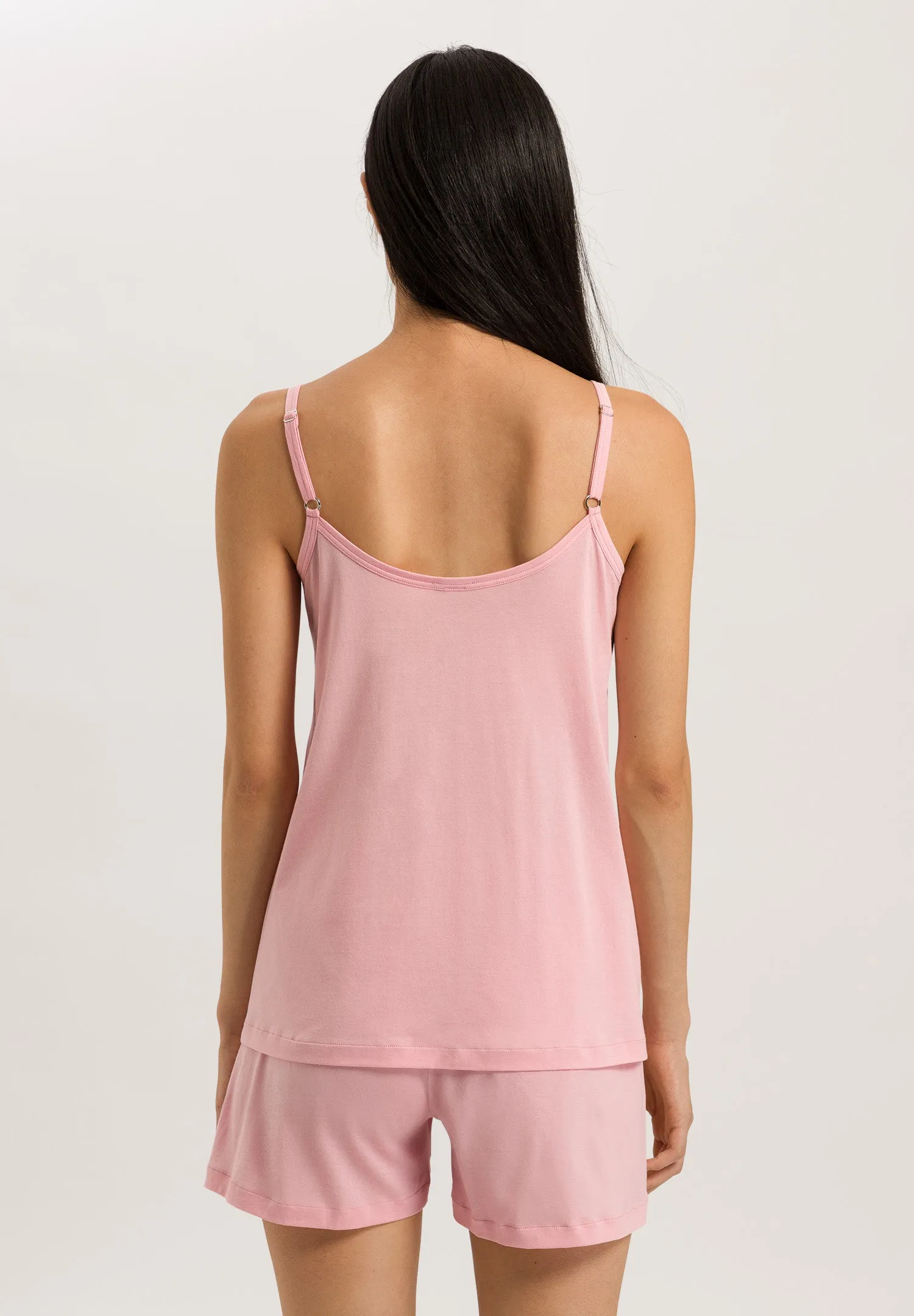 Juliet Spaghetti Strap Pleated Pajama Set | Coral Pink 77705-2349