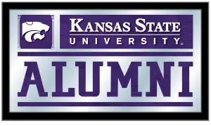 Kansas State Wildcats Holland Bar Stool Co. Alumni Mirror (26" x 15")