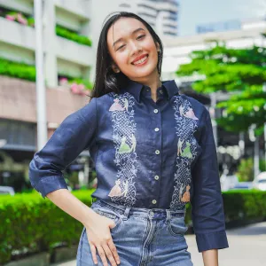 Ladies 3/4 Sleeve Blouse