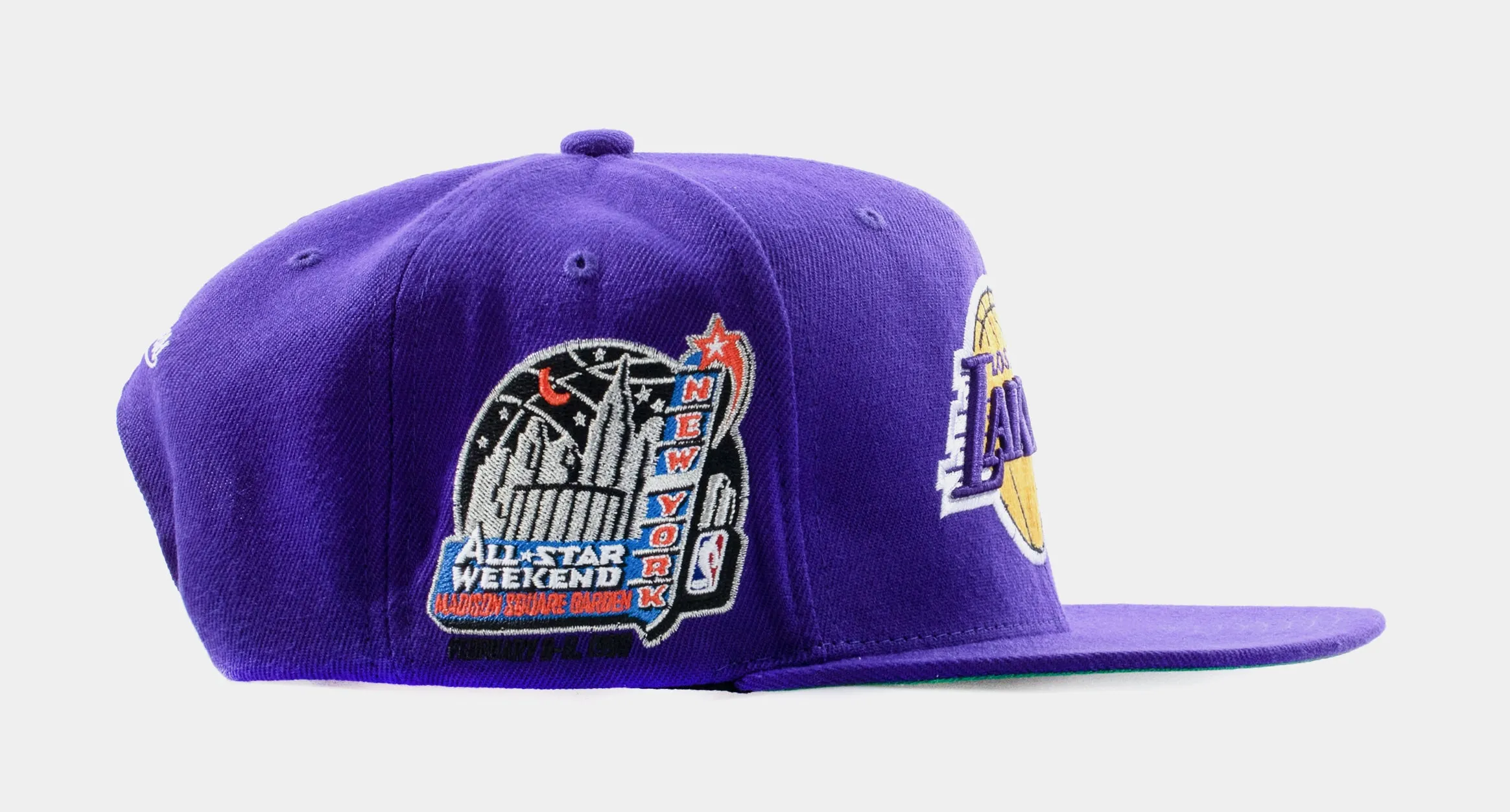 Los Angeles Lakers Snapabck Cap Mens Hat (Purple)