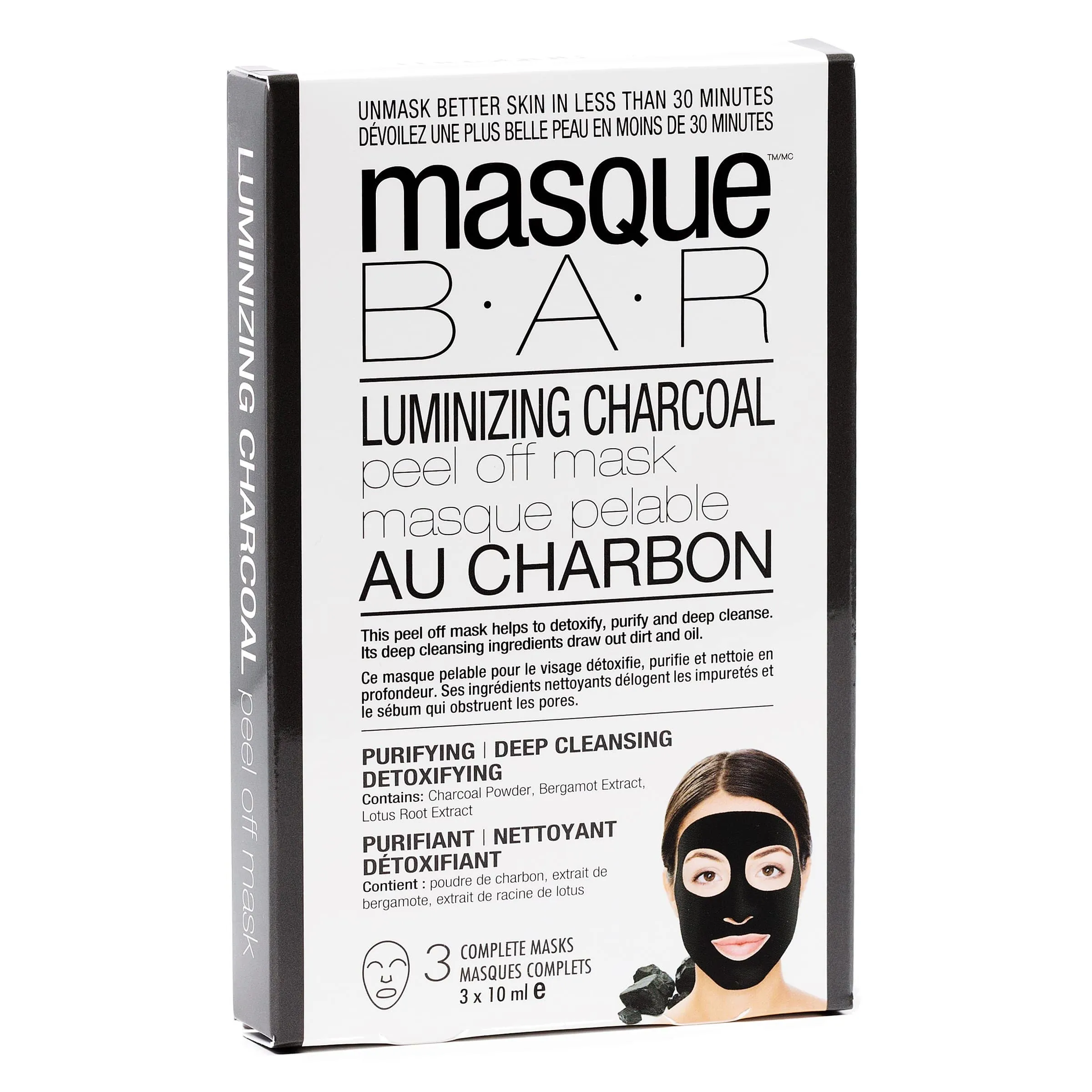 Luminizing Charcoal Peel Off Mask (3 Masks/Box)