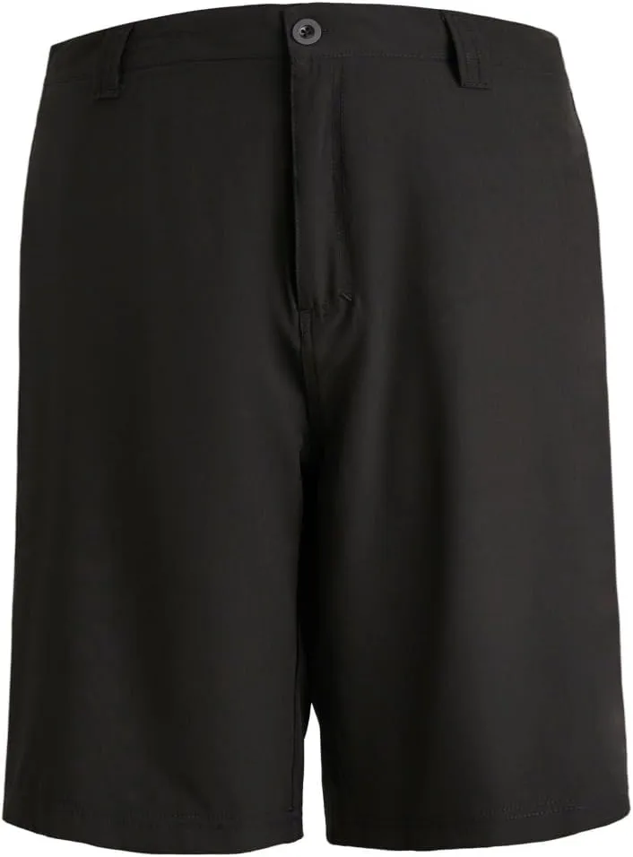 Mens Cargo Shorts Hybrid Amphibian Workout Pants Casual Athletic Golf Workout Lightweight Multi Pockets Twill Short