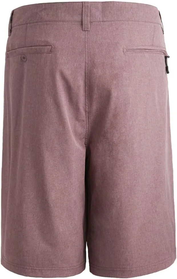 Mens Cargo Shorts Hybrid Amphibian Workout Pants Casual Athletic Golf Workout Lightweight Multi Pockets Twill Short