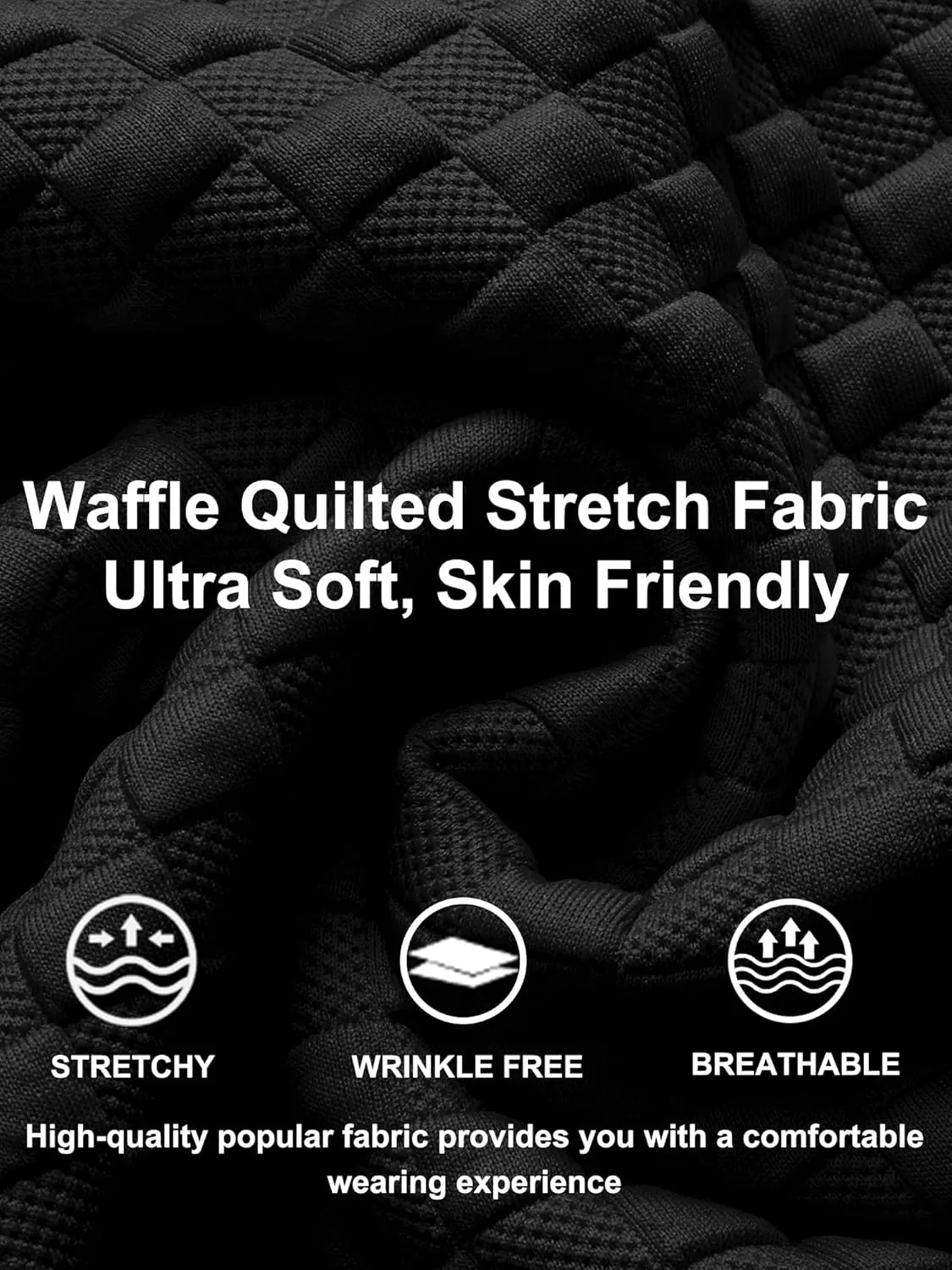 Men's Crewneck Sweatshirts Solid Color Checkered 3D Texture Long Sleeve Casual Basics Pullover Shirt