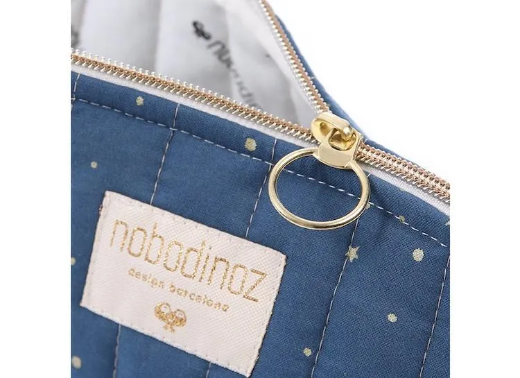 Nobodinoz Holiday Vanity Case in Gold Stella / Night Blue